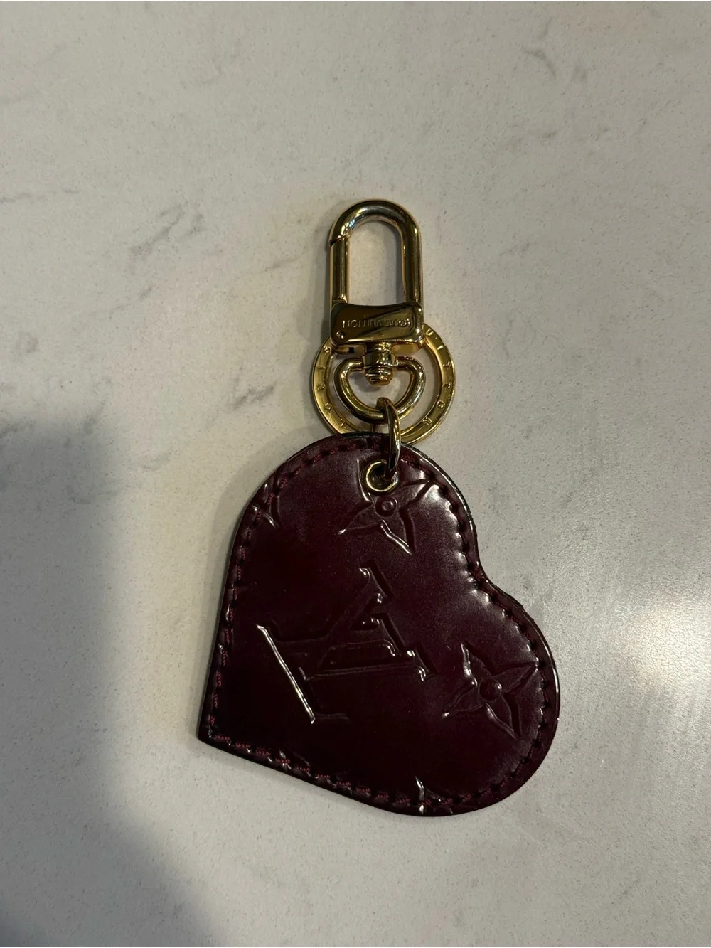 Louis Vuitton Vernis Heart Bag Charm